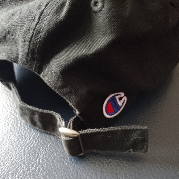 BLACK CHAMPION BASEBALL CAP - Picture 2 of 3